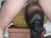 j'essai de gober les couilles de mon copain pendant la fellation 3/16