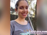 Porn VLOG behind the scenes cummy toes crotchless pantyhose boxing in heels masturbating orgasm upskirt & more... - Lelu Love 10/16