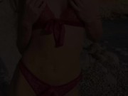 IBIZA CAVE FUCK - Hottest Amateur Couple TanlineJourney Gets Wet & Naughty in December 4/16