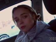 DEBT4k. Elegant colleen clothes her debts thanks to rich pervert 2/16