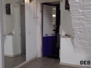 DEBT4k. Elegant colleen clothes her debts thanks to rich pervert 4/16