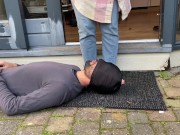 Empress Jade Uses Her Human Doormat on Vacation to Lick Clean Her Dirty Feet (Preview) 15/16