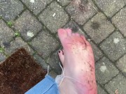 Empress Jade Uses Her Human Doormat on Vacation to Lick Clean Her Dirty Feet (Preview) 6/16