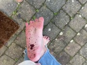 Empress Jade Uses Her Human Doormat on Vacation to Lick Clean Her Dirty Feet (Preview) 7/16