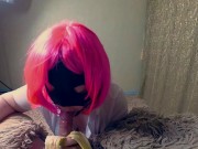 An interesting experiment with a banana came from my stepsister. Love cum from her handjob 8/16