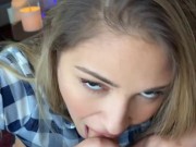 Gizelle Blanco's movie night turned into sucking and fucking. POV 3/16