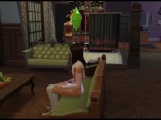 Sex with a girl in a blue sexy dress | wicked whims sims 4 1/16