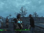 Half-zombie, half-people fuck a pregnant sexy brunette | Porno Game 3d 4/16