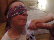 Kisha's first spitty deepthroat blowjob 14/16