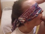 Kisha's first spitty deepthroat blowjob 7/16