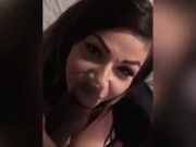 Smoking while daddy eats the booty, fucks me doggystyle and cums all over my face  15/16