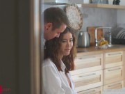 Pierced nipples teen sucks cock, gets her pussy and ass fucked 2/16