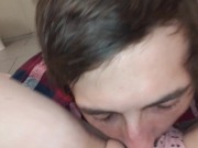 POV; Daddy Pounds My Pussy In A Public Bathroom!(We Almost Get Caught!!) 2/16