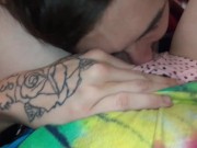 POV; Daddy Pounds My Pussy In A Public Bathroom!(We Almost Get Caught!!) 6/16