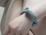 Creamy pussy taking big dildo 15/16