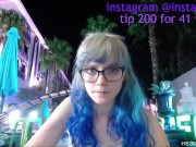 cheeky teen plays in public 2/16