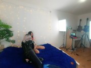 Lesbian fetish bdsm couple have home lockdown fun, 4k romantic video latex with Arya & Keokistar 8/16