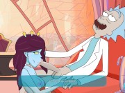 Rick's Lewd Universe - First Update - Rick And Unity Sex 8/16