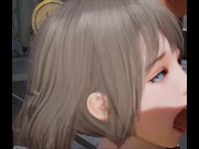 3D Hentai : Sexy Boosty Teen Blowjob, Anal Sex with Ahegao Face Uncensored 6/16