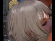 3D Hentai : Sexy Boosty Teen Blowjob, Anal Sex with Ahegao Face Uncensored 7/16