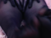 5 fingers pantyhose, foot fetish 4k video close up feet 8/16