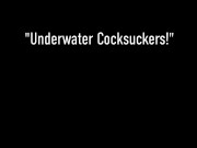 Wet Cock Milking Mermaids Its Cleo & Annie Knight Suck Dick Under Water! 1/16