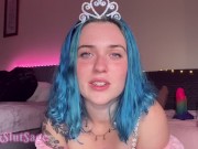 Anal Fuck Machine Dragon Destroys & Creampies Princess’s Asshole (Toy: Hankey’s Dragon) 3/16