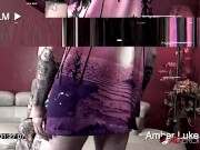 Busty tattooed beauty Amber Luke fucks the director 3/16