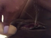 Anal makes my pussy squirt like a fountain  11/16