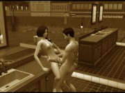Vintage video. Group sex in a cafe. Group Orgies | Porno Game 3d 6/16