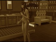 Vintage video. Group sex in a cafe. Group Orgies | Porno Game 3d 9/16