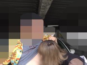 むちむち可愛い女子大生② 立体駐車場で露出生SEX 11/16