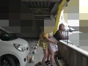 むちむち可愛い女子大生② 立体駐車場で露出生SEX 13/16