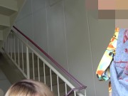 むちむち可愛い女子大生② 立体駐車場で露出生SEX 3/16