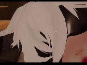 Vrchat triple toy penetration UwU, Lovense long distance sex 12/16