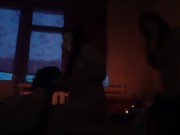 Наш бурный секс втроём освещался гирляндами - IkaSmokS 16/16