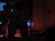 Наш бурный секс втроём освещался гирляндами - IkaSmokS 2/16