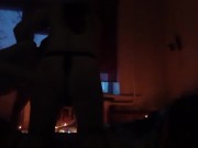 Наш бурный секс втроём освещался гирляндами - IkaSmokS 4/16