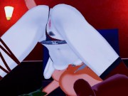 Harley Quinn tribs with Poison Ivy, eats her pussy - DC Comics Lesbian Hentai. 8/16