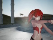 MMD R18+ Kuroko B B F Beach Stage 1160 1/16