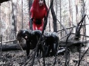 Latex Rubber Humiliation Outdoor 15/16