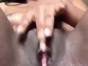 Rubbing that fat pussy for daddy.pussy juice 1/16