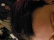 Alternative slut takes a huge facial from daddy! 5/16