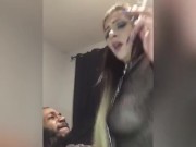 Sexy Bella smoking leashed up and gagged slapped and pounded to the extreme by huge bbc 13/16