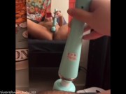 Naughty college girl films herself cumming 4 times on snapchat, having intense multiple orgasms 12/16