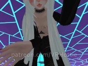 Slamming Your Face With Thicc Thighs Cock Riding White Hair Fat Ass Heels POV Lap Dance 13/16