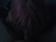 Spun out Pink hair slut sucking dick for dope 3/16