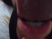 I DIDN'T KNOW WHO I DO BLOWJOB. HUSBAND WEARED A MASK AND CALLED HIS FRIEND 11/16