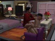 Porn with a teacher with glasses. Sex with an English Tutor | video game 12/16