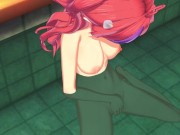 Vtuber Ironmouse fingers herself in the bathtub. 3D Hentai. 5/16